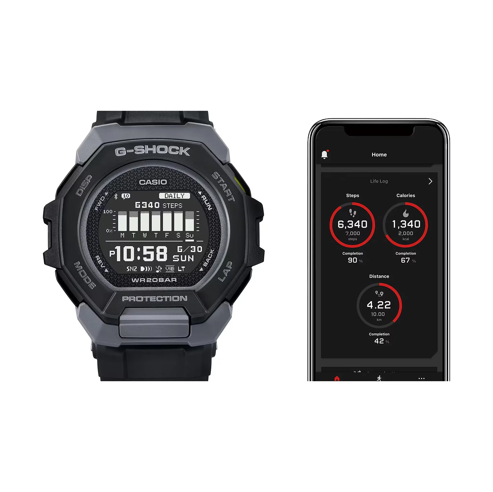 Fotografie 10 - Hodinky Casio G-Squad GBD-300-1ER