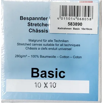 Malířské plátno AMI Malířské plátno 583890 White 10 x 10 cm 1 ks