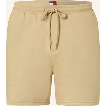 Pánské kraťasy Tommy Jeans Pánské Šortky Z Mikinové Látky, velbloudí, 54