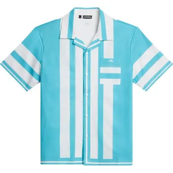 Pánská košile Košile J Lindeberg Blue Curacao 1081751 Small