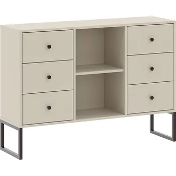 Dětská skříň Komoda LINEA 6S kašmírová