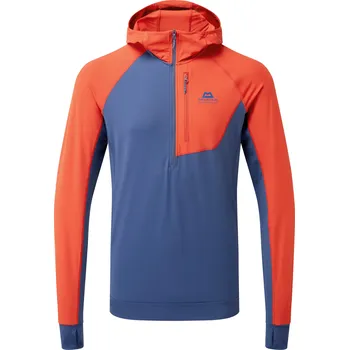 Pánská mikina Mountain Equipment Aiguille Hooded Top Men's Barva: Dusk/Red Rock, Velikost: L