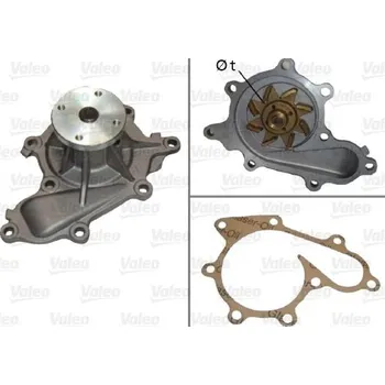 Chladič motoru Vodní čerpadlo, chlazení motoru VALEO 506702