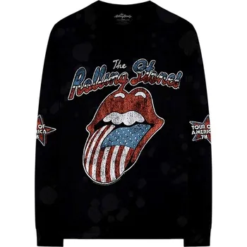 Pánské tričko The Rolling Stones Tričko US Tour '78 Unisex Black L