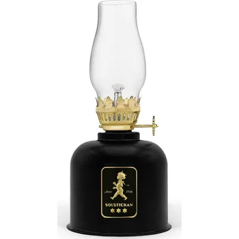 Stojací lampa SN - OLEJOVÁ LAMPA Černá lesklá / zlatý lesklý emblém