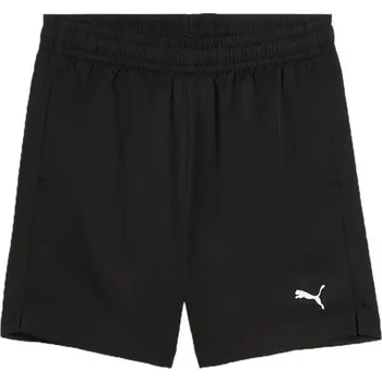 Chlapecké kraťasy Chlapecké sportovní trenýrky Puma TAD ESSENTIALS WOVEN SHORTS B 128 Černá, Bílá