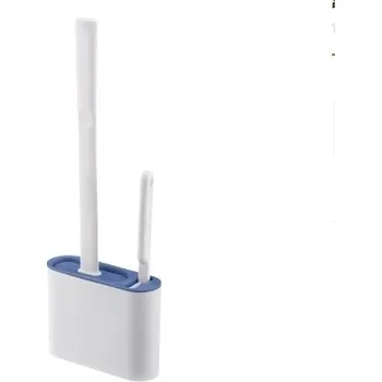 WC štětka Toaletní kartáč na čištění bez rohů | toaletní kartáč - modrý