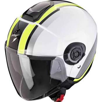 Helma na motorku SCORPION přilba EXO-CITY II Vel white/neon yellow - XS