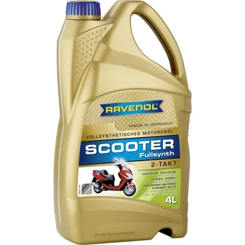 Motorový olej Motorový olej RAVENOL SCOOTER 2-Takt Fullsynth.; 4 L