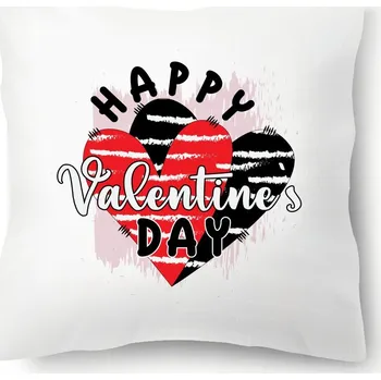 Dekorativní polštářek Polštář z lásky - HAPPY VALENTINES DAY