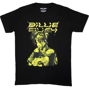 Pánské tričko Billie Eilish Illustration Black L Tričko
