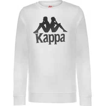 Pánský svetr Kappa Authentic Zemin Sweatshirt Mens White/Black XS