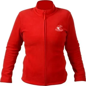 ACI mikina červená fleece na zip dámská 285 g, vel. S