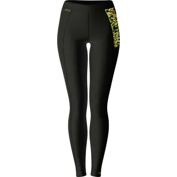Dámské termo spodky Dámské funkční spodky dlouhé CAMO černá Bamboo Heavy - Zelená / XXL