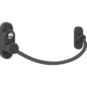 Příslušenství k oknu PD - Lankový zámek na okno s pojistkou ANT - Antracit (RAL7016)