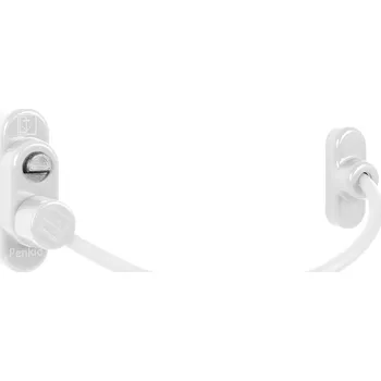 Příslušenství k oknu PD Lankový zámek na okno s pojistkou WS - Bílá matná (RAL9016)