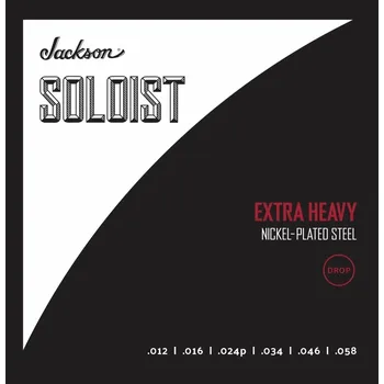Struna pro kytaru a smyčcový nástroj Jackson Soloist Strings Extra Heavy 12-58 Struny pro elektrickou kytaru