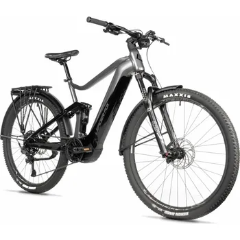 Jízdní kolo 19,5' Elektrokolo 29' AXEN Full šedá/černá Panasonic GX ULTIMATE 23,2Ah Leader Fox 2025