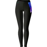 Dámské funkční spodky dlouhé PURPLE černá Bamboo Thermo - Fialová / XS