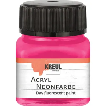 Výtvarná barva Kreul 77263 Akrylová barva Neon Pink 20 ml