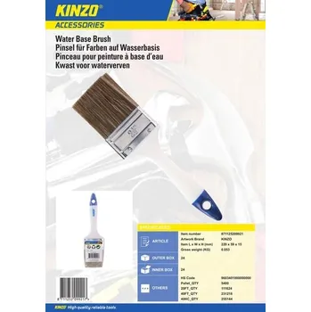 Malířský štětec Kinzo ŠTĚTEC PLOCHÝ PL 60MM_hamashop