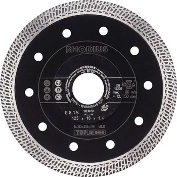 Řezný kotouč Rhodius Topline DG15 115 mm