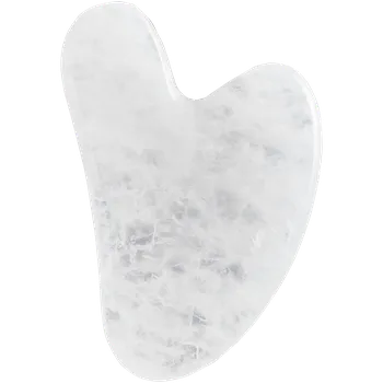 Masáž Hebe Professional Rock Crystal Gua Sha Stone gua sha kámen z horského kríštálu, 1 kus