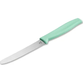 Kuchyňský nůž Böker Sandwich 10.5 cm Mátově zelený