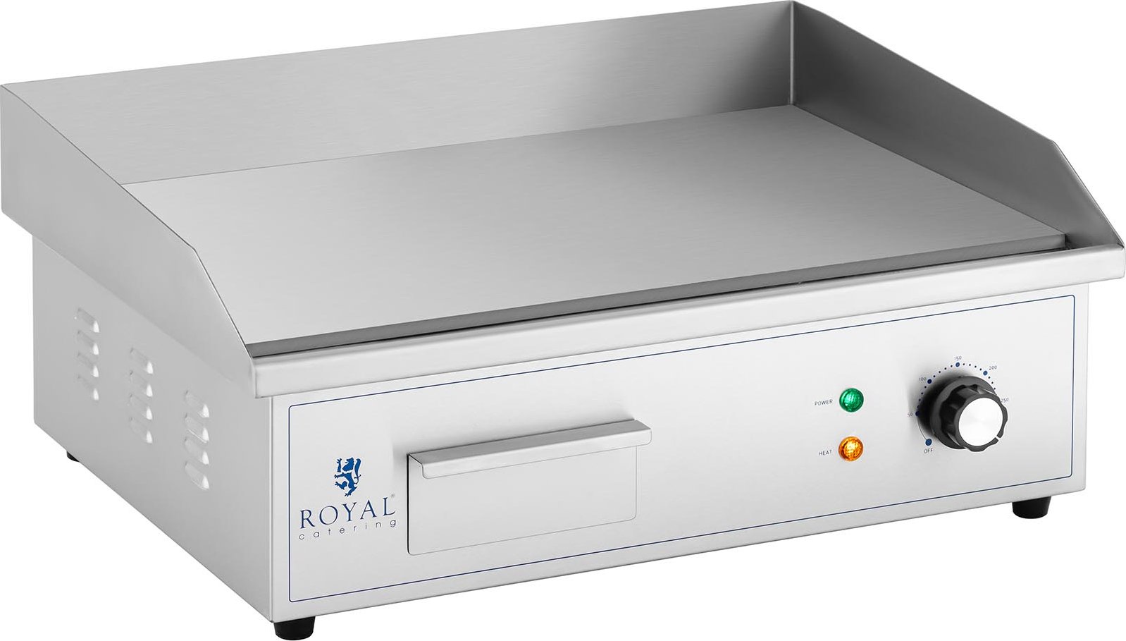 Royal Catering Kontaktgrill 1800W Gastro - Doppelseitiger Grill Für Burger & Steaks