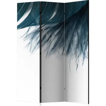 Paraván Paraván Dark Blue Feather Dekorhome