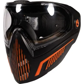 Airsoft FMA FMA celo-obličejová maska F5 STORM - Černá/oranžová