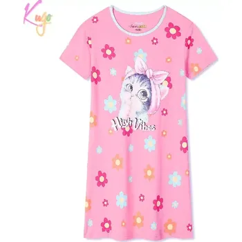 Dívčí noční košile Dívčí noční košile kr.r. Kugo MC5851 fialová