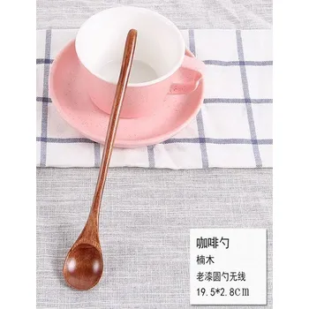 Příbor Dřevěná lžička na čaj - Lotusová - 2