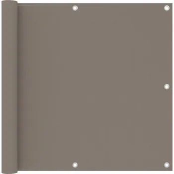 Markýza Balkónová zástěna taupe 90 x 400 cm oxfordská látka IM_134989