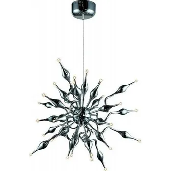 AZzardo PIPES závěsné svítidlo 30x G4 20W bez zdroje 12V 80cm IP20, chromové