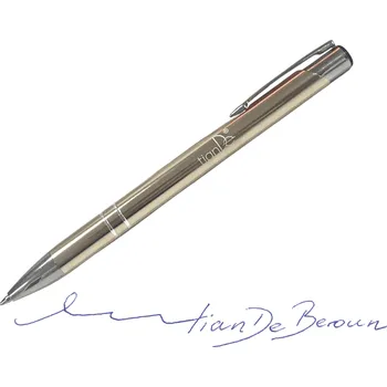 tianDe Kovové kuličkové pero s tianDe logem - zlaté