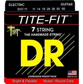 Struna pro kytaru a smyčcový nástroj DR Strings Tite-Fit EH7-11 Struny pro elektrickou kytaru