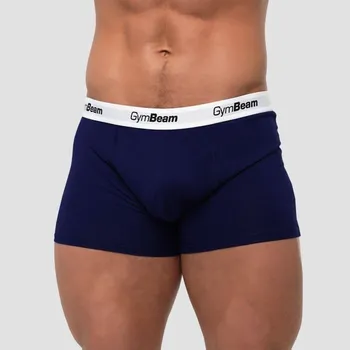 Boxerky Pánské boxerky Essentials 3Pack Navy - GymBeam Velikost: L, Barva: modrá