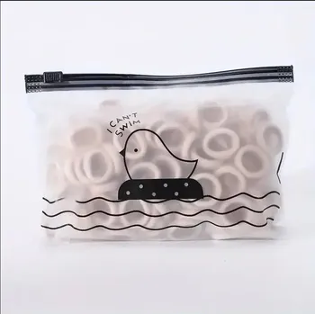 Dětské elastické gumičky do vlasů | doplňky pro děti 100 ks - Khaki