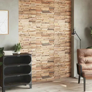 Obklad vidaXL Nástěnné obkladové panely 10 ks 1,03 m² recyklovaný teak