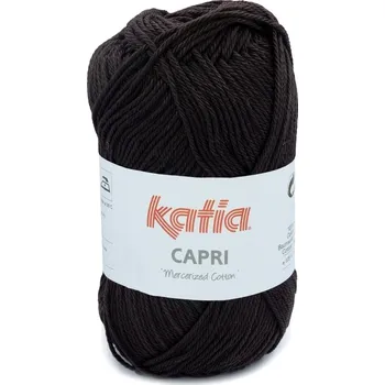Galanterie Katia Capri 82190 Black Brown Pletací příze