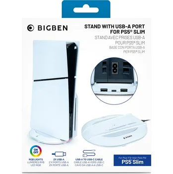 Stojan pro herní konzoli Bigben Interactive Podstavec s porty pro PlayStation 5 Slim (PS5SVERTSTAND)