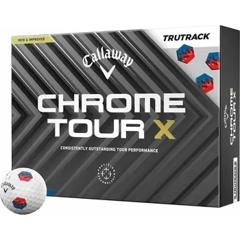 Golfový míček Callaway Chrome Tour X White TruTrack 12 Golfové míčky