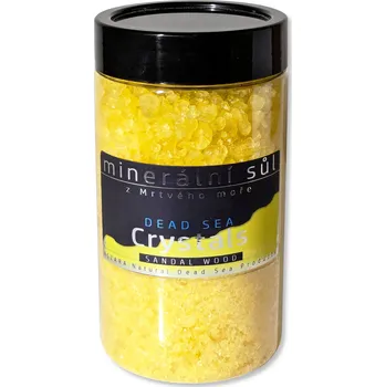 Koupelová sůl Alzara sůl z Mrtvého moře santalové dřevo 750g