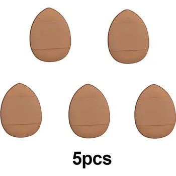 Přípravek na tvář Mini kosmetická houbička | Aplikátor na make up, Kosmetické nástroje - 5 hnědých v sáčku