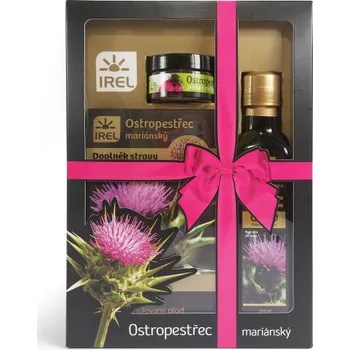 Dárkový potravinový koš Irel Dárková sada s ostropestřcem mariánským s pastou - granulovaný plod IR025002