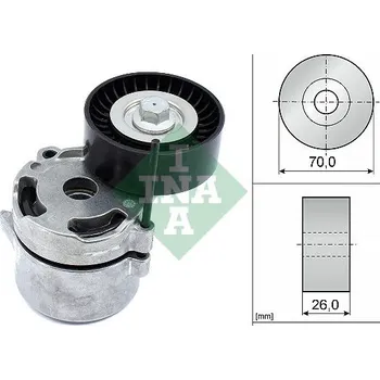 Napínák, žebrovaný klínový řemen Schaeffler INA 534 0711 10