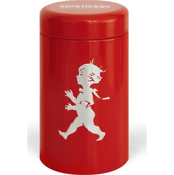 Zápalky SN - DESIGNOVÉ ZÁPALKY V DÓZE Červená lesklá / stříbrný lesklý emblém