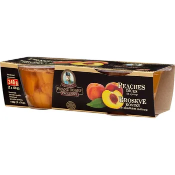 CZ distribuce FRANZ JOSEF KAISER Broskve kostky 2 x 120 g