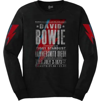 Pánské tričko David Bowie Tričko Hammersmith Odeon Unisex Black L